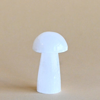 XL Selenite Mushroom – Cleansing & Energy Clearing Crystal Carving