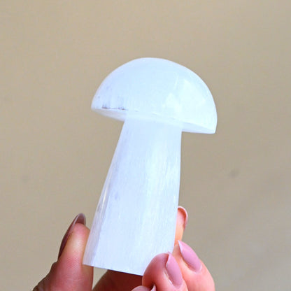 XL Selenite Mushroom – Cleansing & Energy Clearing Crystal Carving