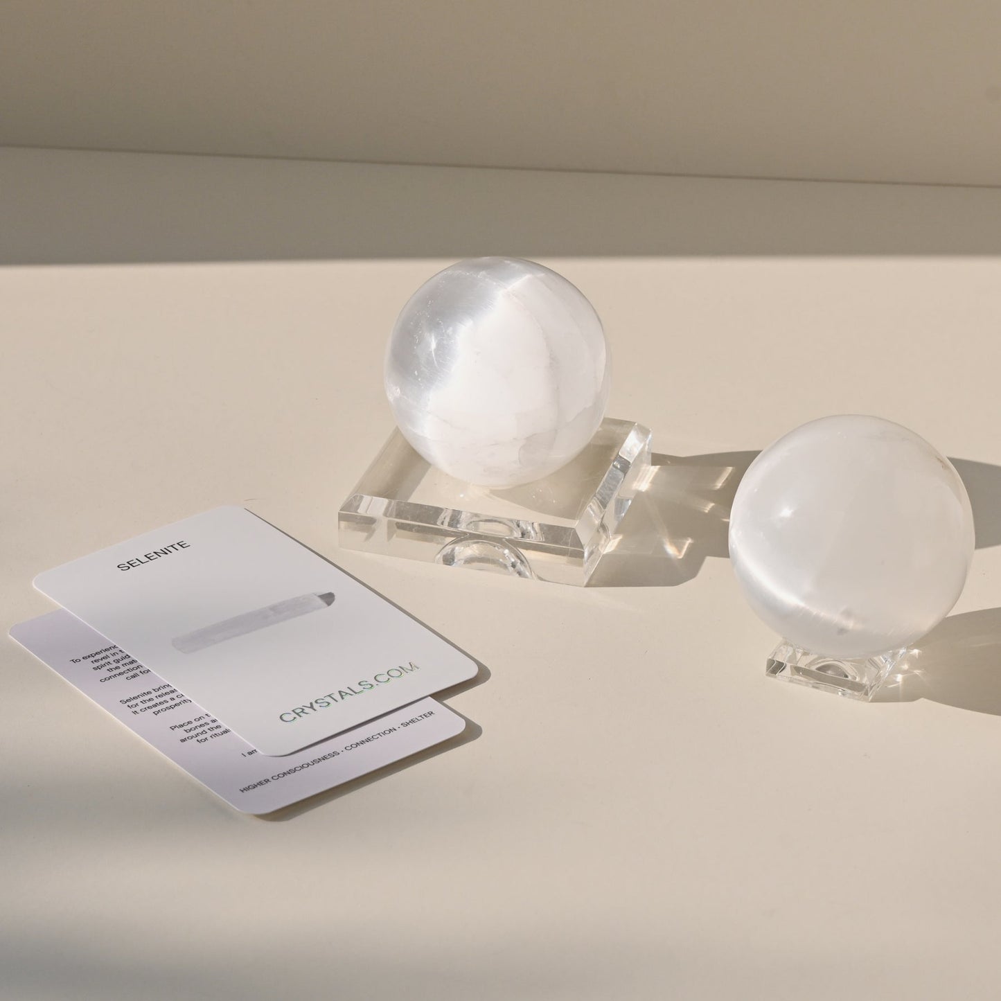 LG Selenite Sphere – Harmony & Energy Cleansing Crystal