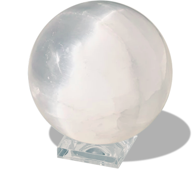 LG Selenite Sphere – Harmony & Energy Cleansing Crystal