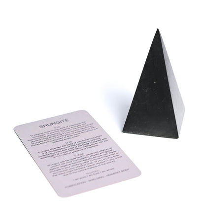 Shungite Pyramid – EMF Protection, Purification & Grounding