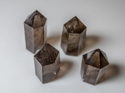 Smoky Quartz Tower – Natural Crystal for Grounding, Protection & Healing