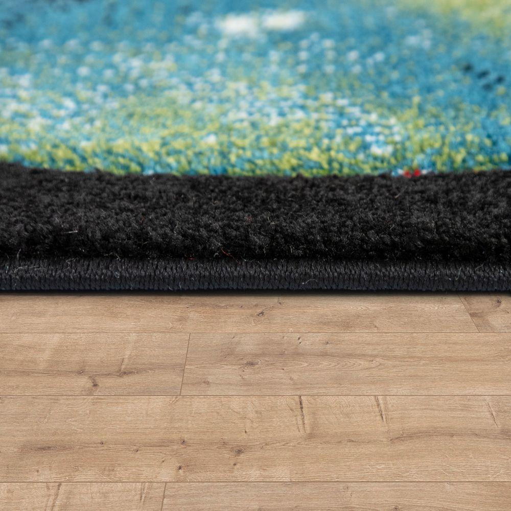 Space Kids Area Rug – Outer Space Galaxy Rug for Playroom or Bedroom