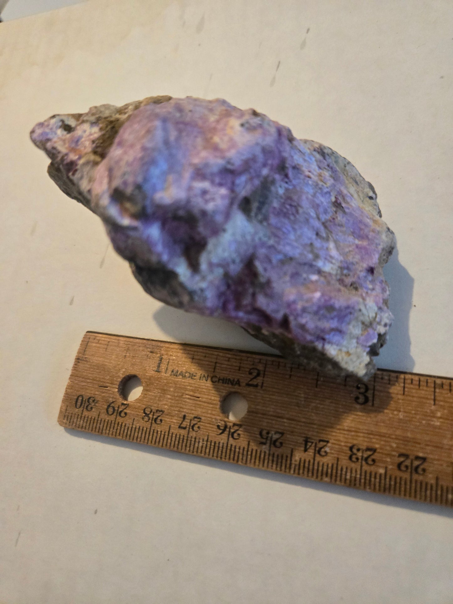 Stichtite – 3" Purple Crystal Specimen from Tasmania