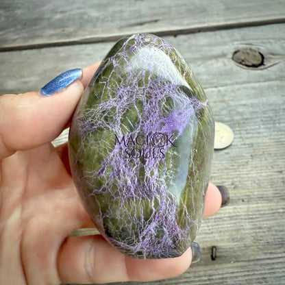 Stichtite with Serpentine Atlantisite Freeform – Barberton, South Africa