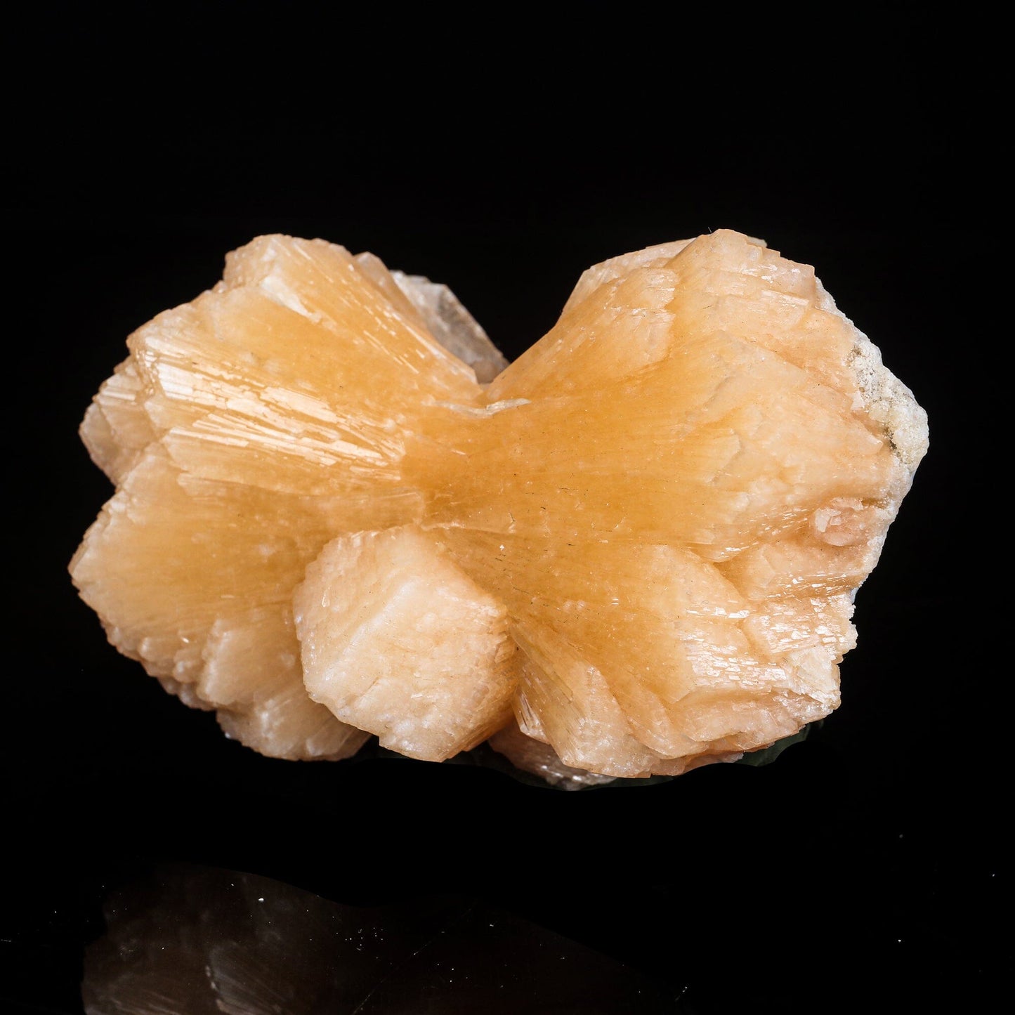 Stilbite Bow Natural Mineral Specimen # B 7004
