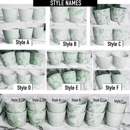 Mini Green Cachepots