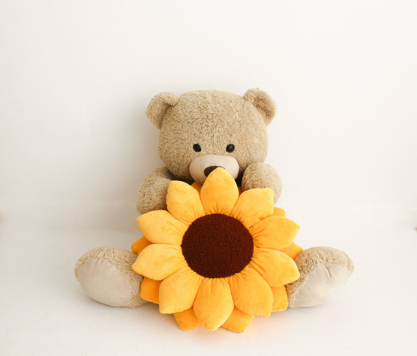 Sunflower Pillow - Golden Yellow
