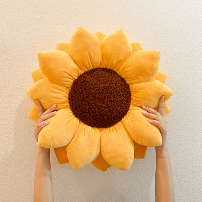 Sunflower Pillow - Golden Yellow