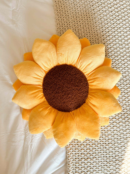 Sunflower Pillow - Golden Yellow