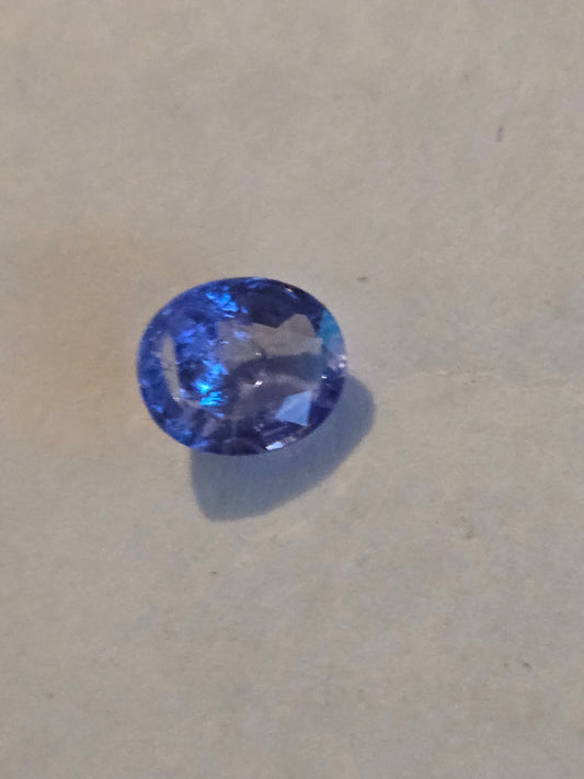 Tanzanite facet