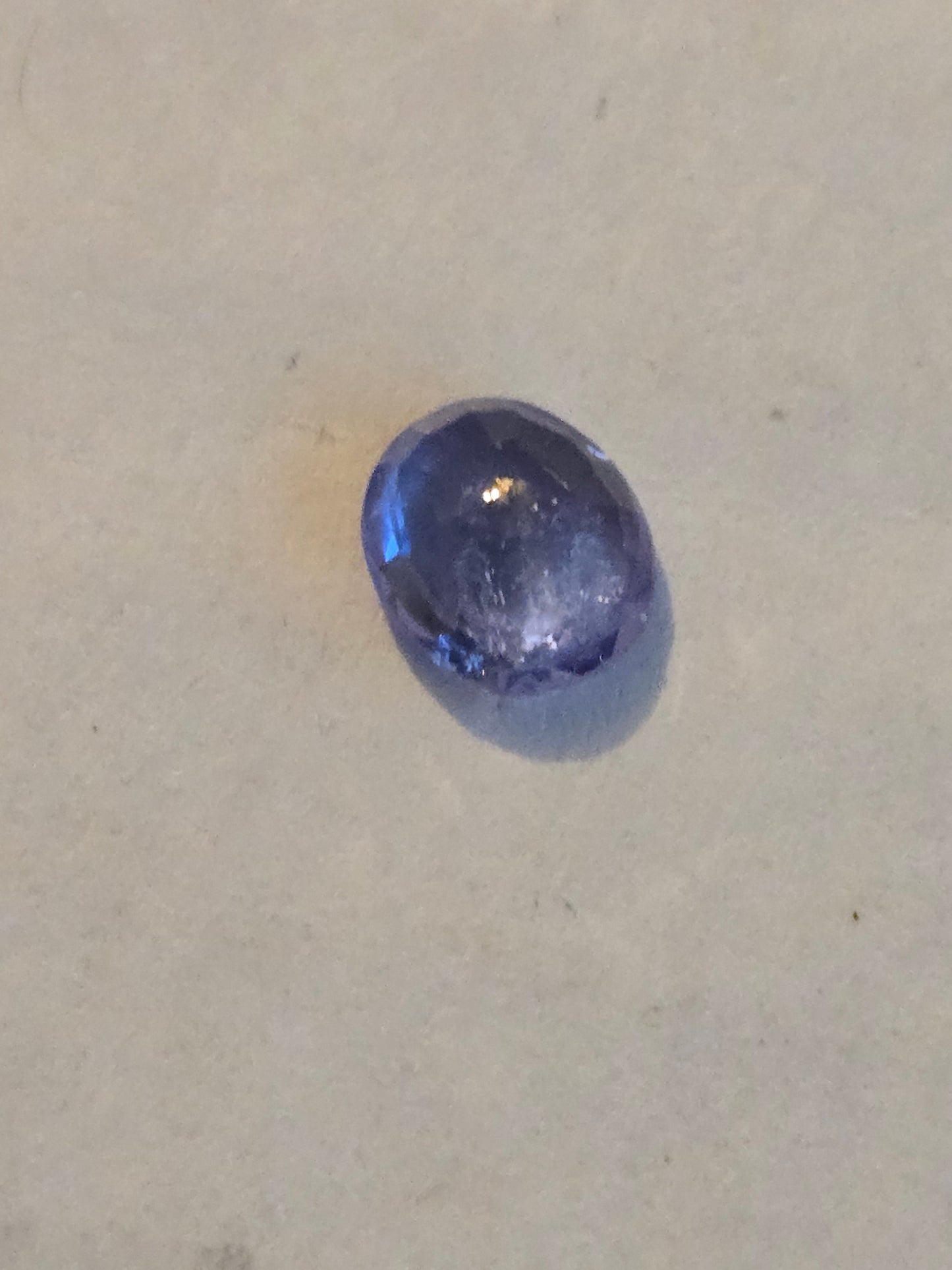 Tanzanite facet