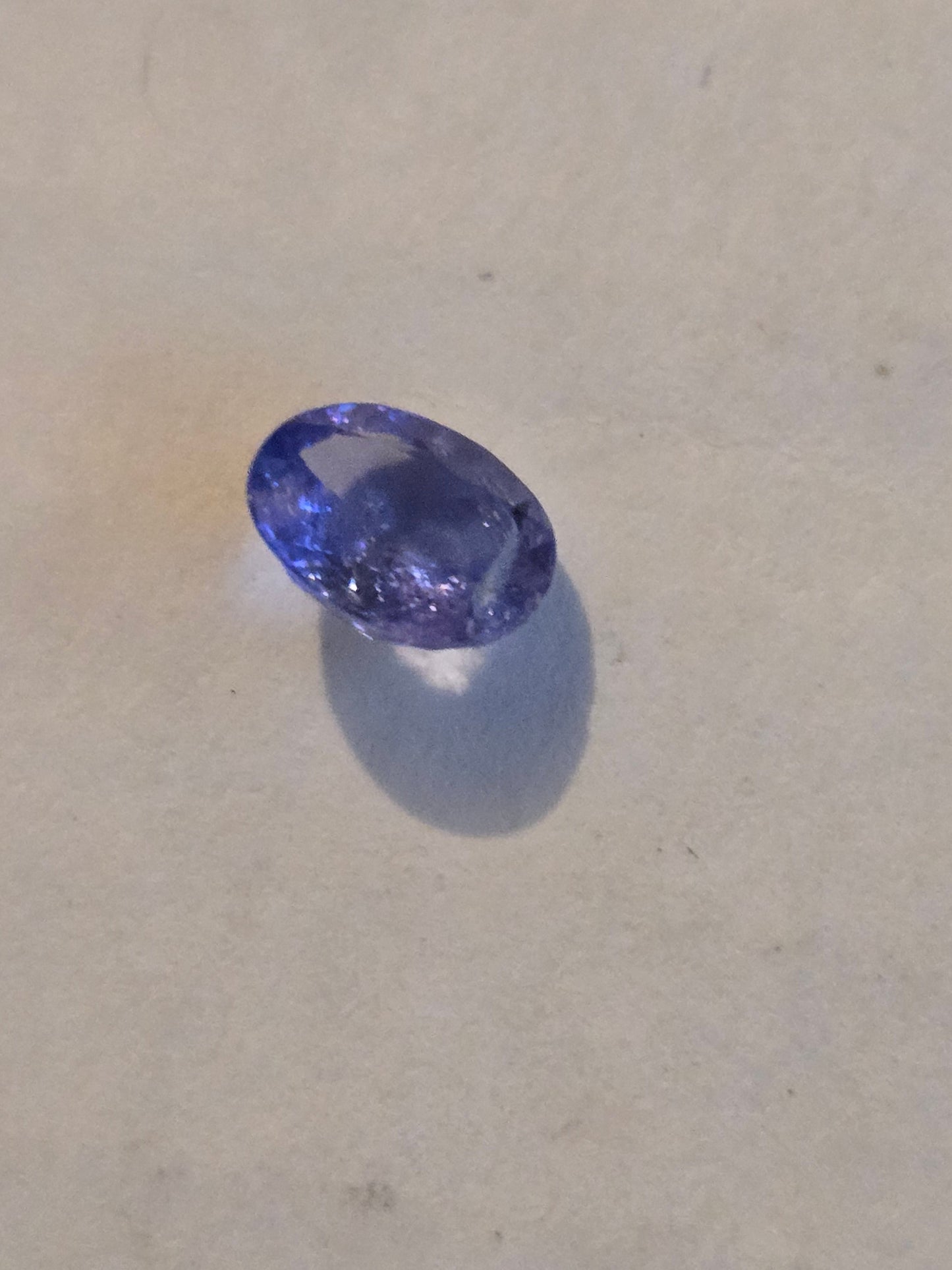 Tanzanite facet
