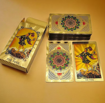 Gold Tarot Deck