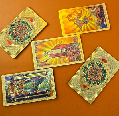 Gold Tarot Deck