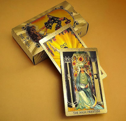 Gold Tarot Deck