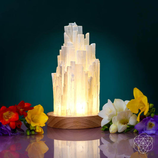 Selenite Lamp - 3 Pounds of Healing Power!! - Ethically Sourced