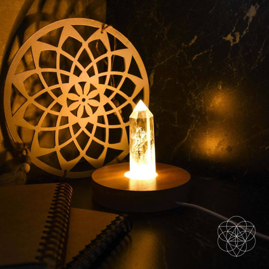Small Quartz Healing Lamp