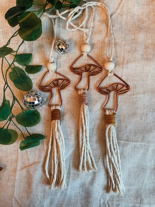 Mushroom Car Charm