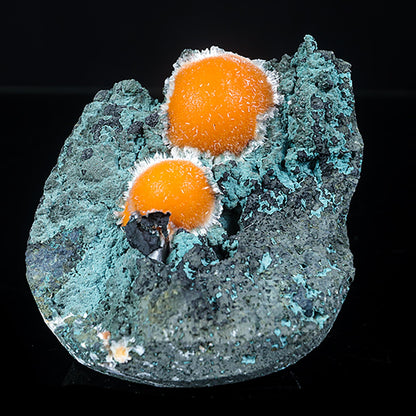 Thomsonite Orange Rare Find Natural Mineral Specimen # B 7037