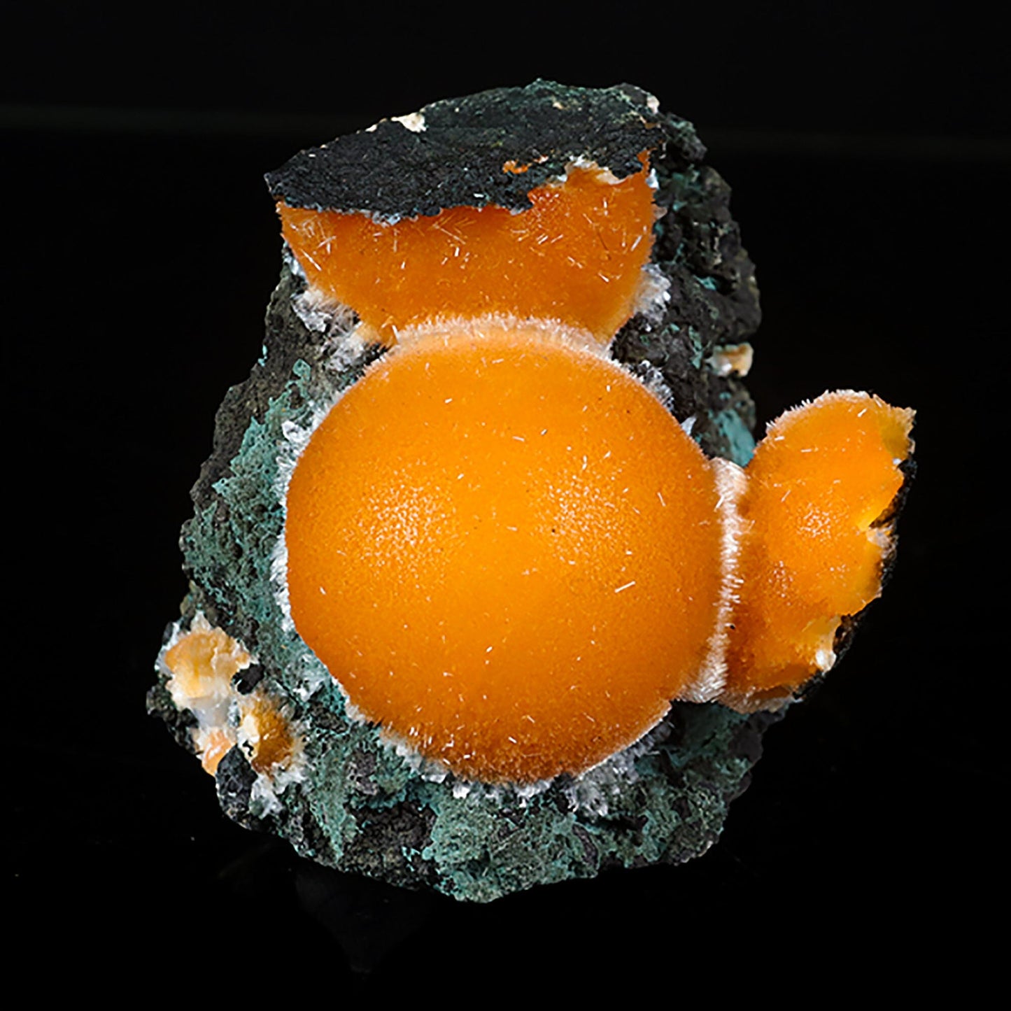 Thomsonite Orange Rare Find Natural Mineral Specimen # B 7041