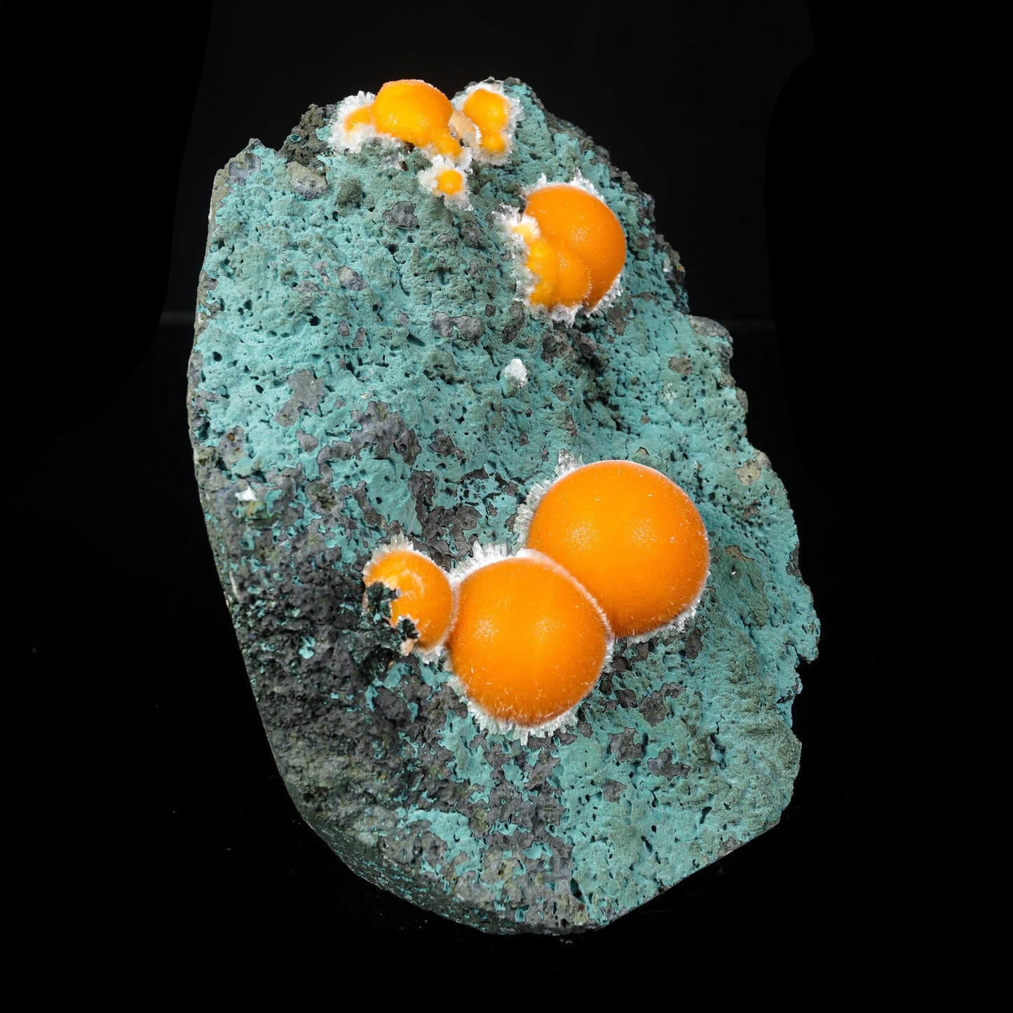 Thomsonite Orange Rare Find Natural Mineral Specimen # B 7043