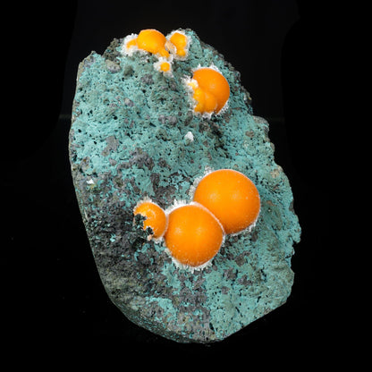 Thomsonite Orange Rare Find Natural Mineral Specimen # B 7043