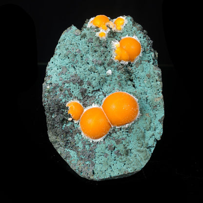 Thomsonite Orange Rare Find Natural Mineral Specimen # B 7043