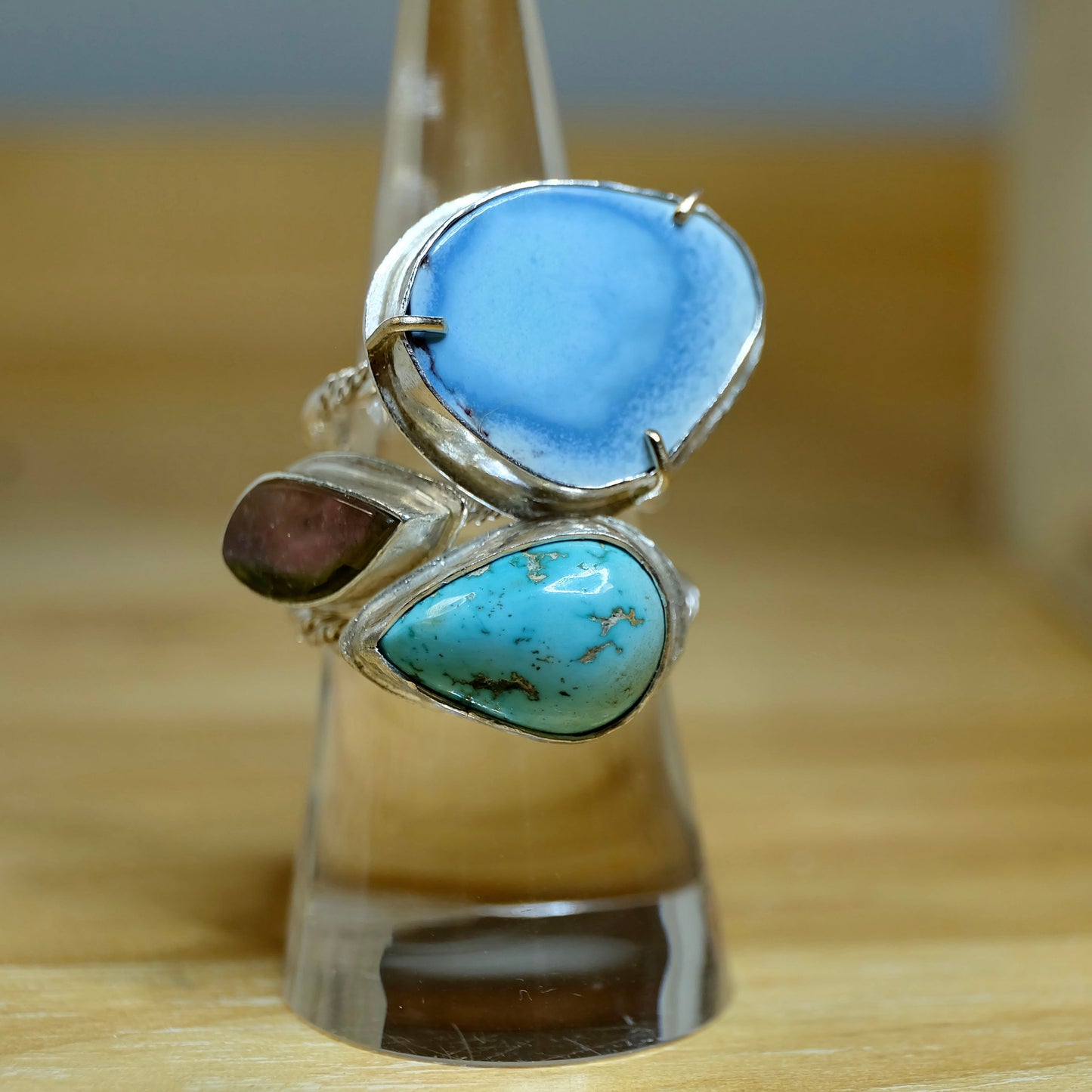 Pear Shaped Ring with Turquoise