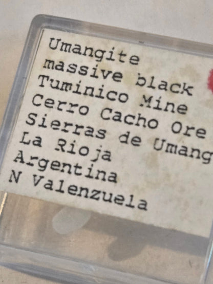 Umangite specimen