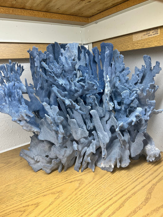 Vintage Blue Ridge Coral Sculpture- 22"