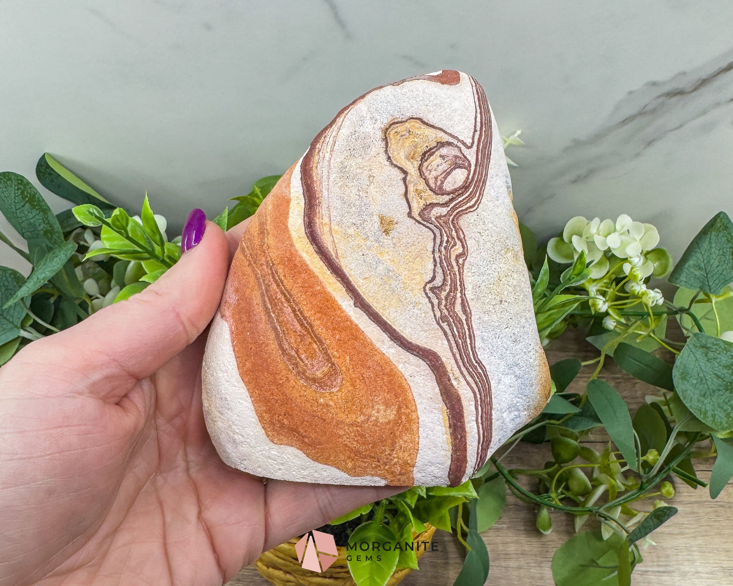 Wonderstone Freeform – Handcrafted 4-Inch Natural Stone from Utah