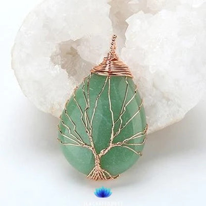 Eternity Jasper Tree of life Necklace